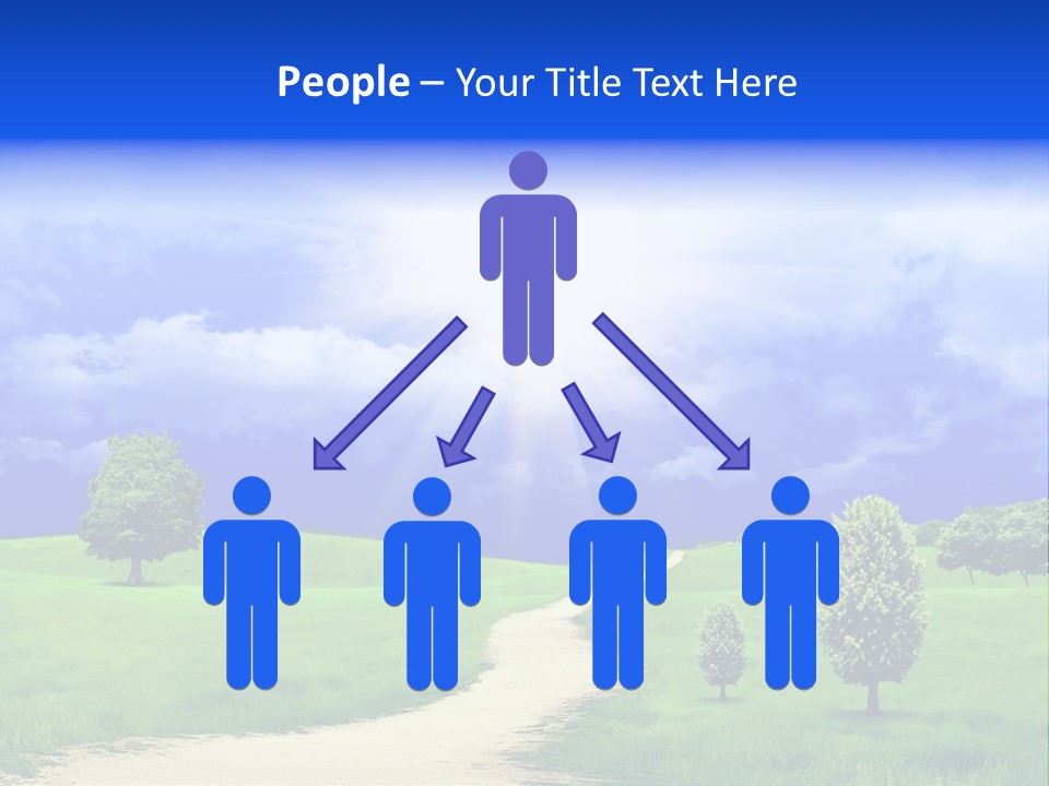 Rural Cloud Freshness PowerPoint Template