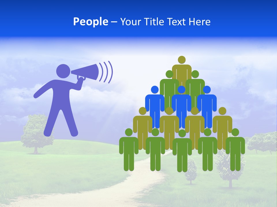 Rural Cloud Freshness PowerPoint Template