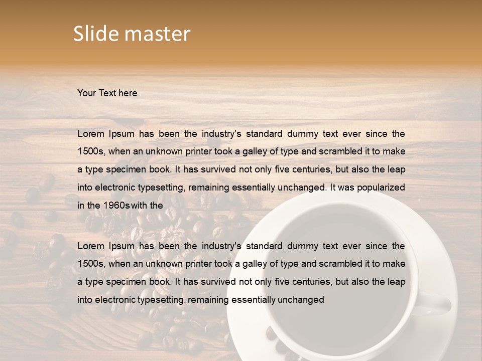 Style Background Espresso PowerPoint Template