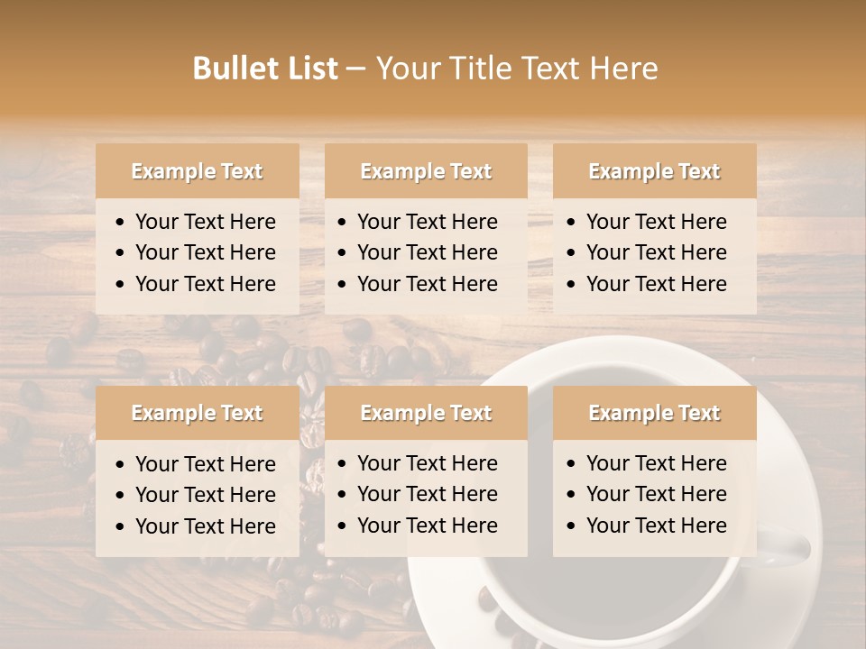 Style Background Espresso PowerPoint Template