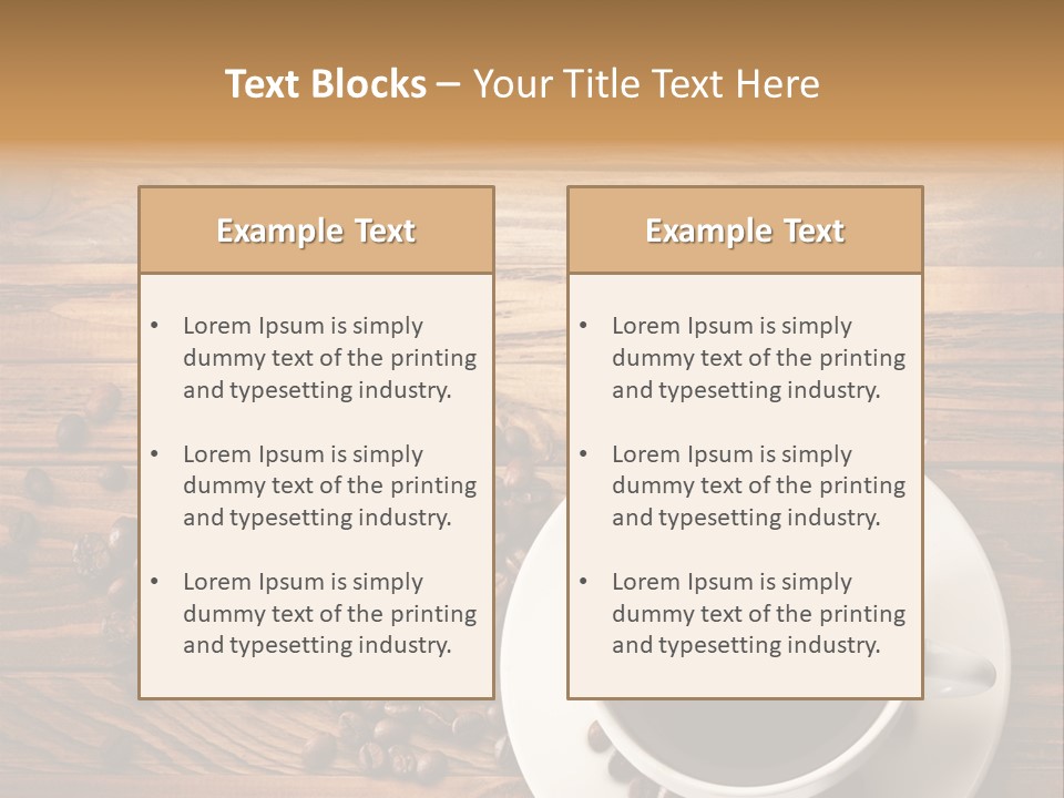 Style Background Espresso PowerPoint Template