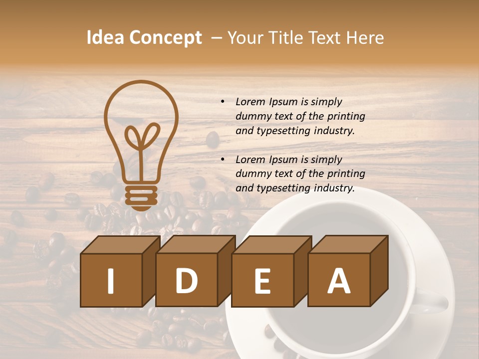 Style Background Espresso PowerPoint Template