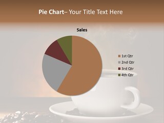 Brown Decorated Table PowerPoint Template