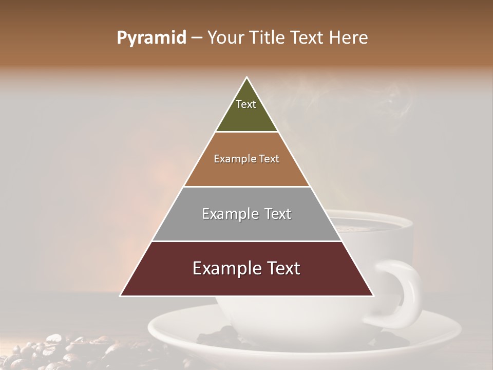 Brown Decorated Table PowerPoint Template