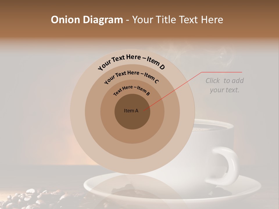 Brown Decorated Table PowerPoint Template