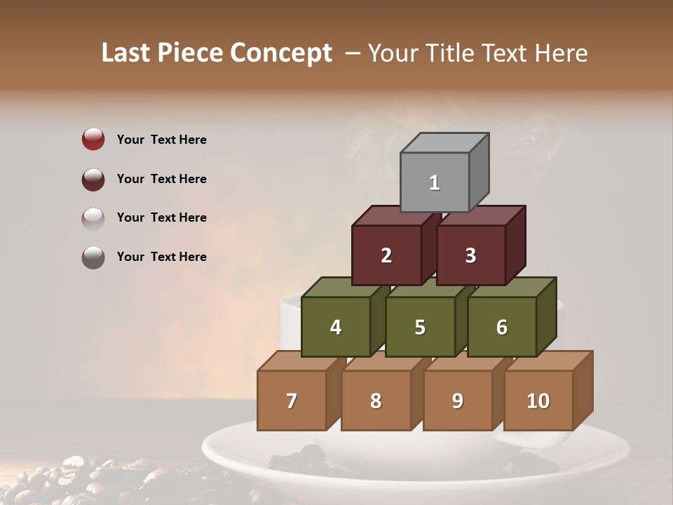 Brown Decorated Table PowerPoint Template