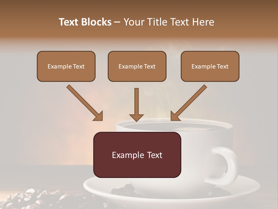 Brown Decorated Table PowerPoint Template
