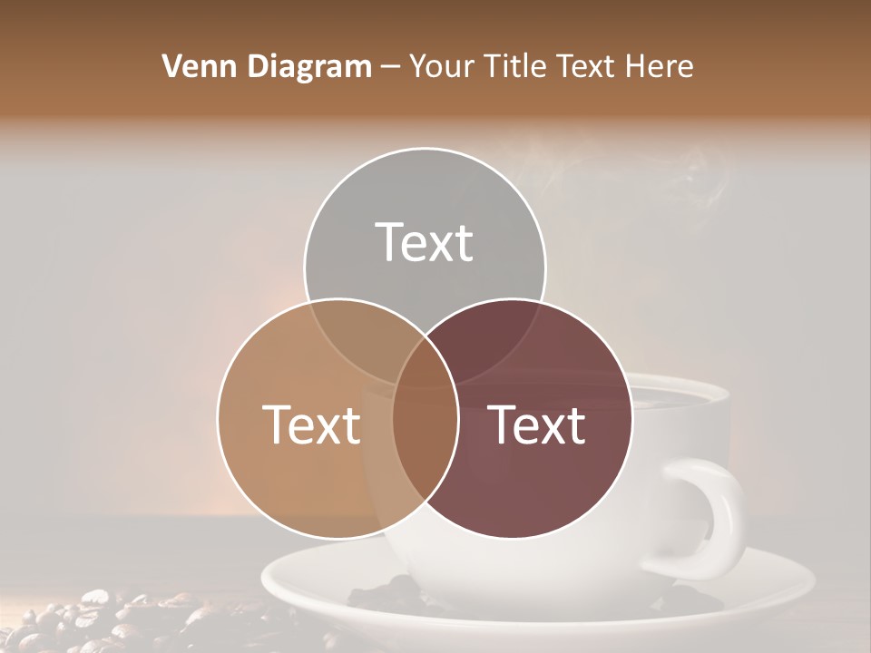 Brown Decorated Table PowerPoint Template