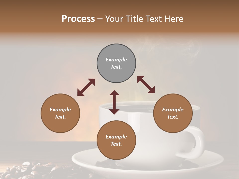 Brown Decorated Table PowerPoint Template