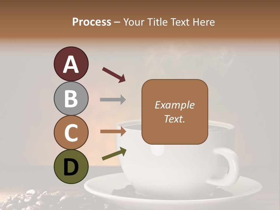Brown Decorated Table PowerPoint Template