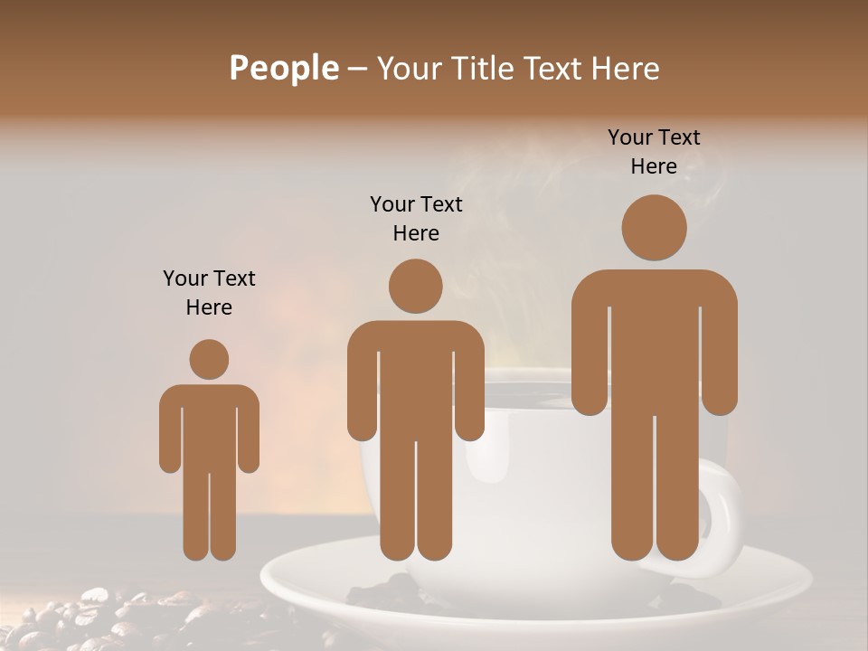 Brown Decorated Table PowerPoint Template