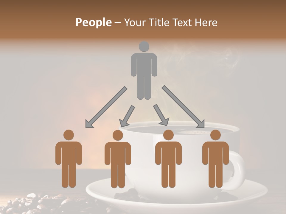 Brown Decorated Table PowerPoint Template