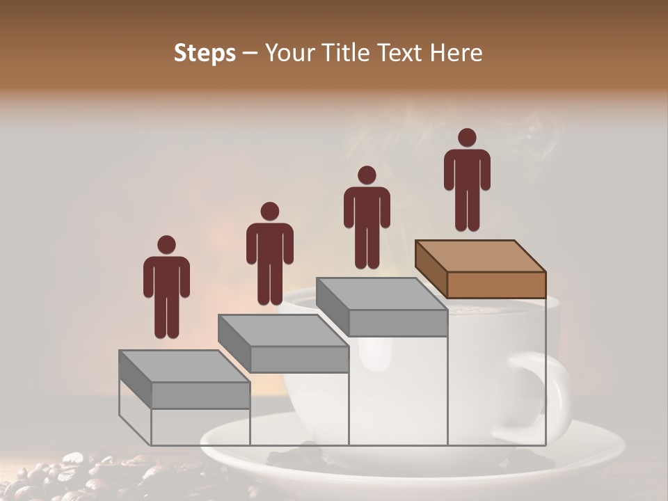 Brown Decorated Table PowerPoint Template