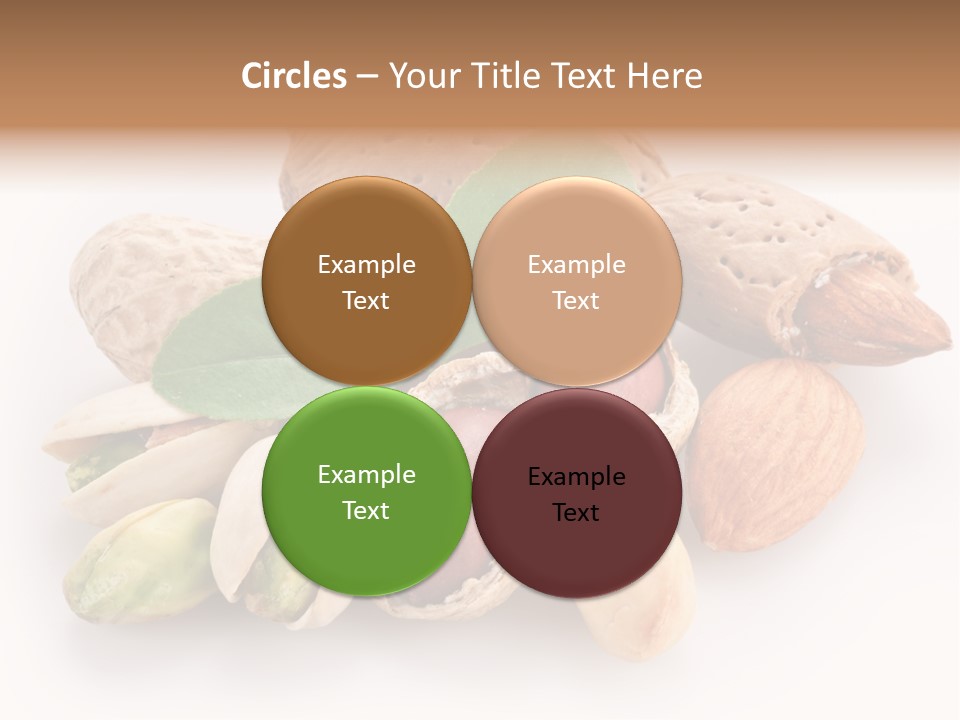 Close Up Peanut Strong PowerPoint Template