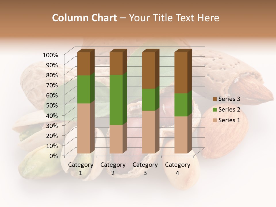 Close Up Peanut Strong PowerPoint Template