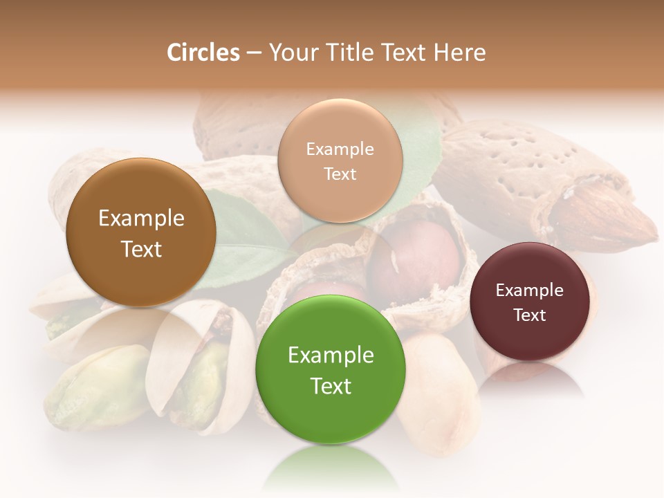 Close Up Peanut Strong PowerPoint Template