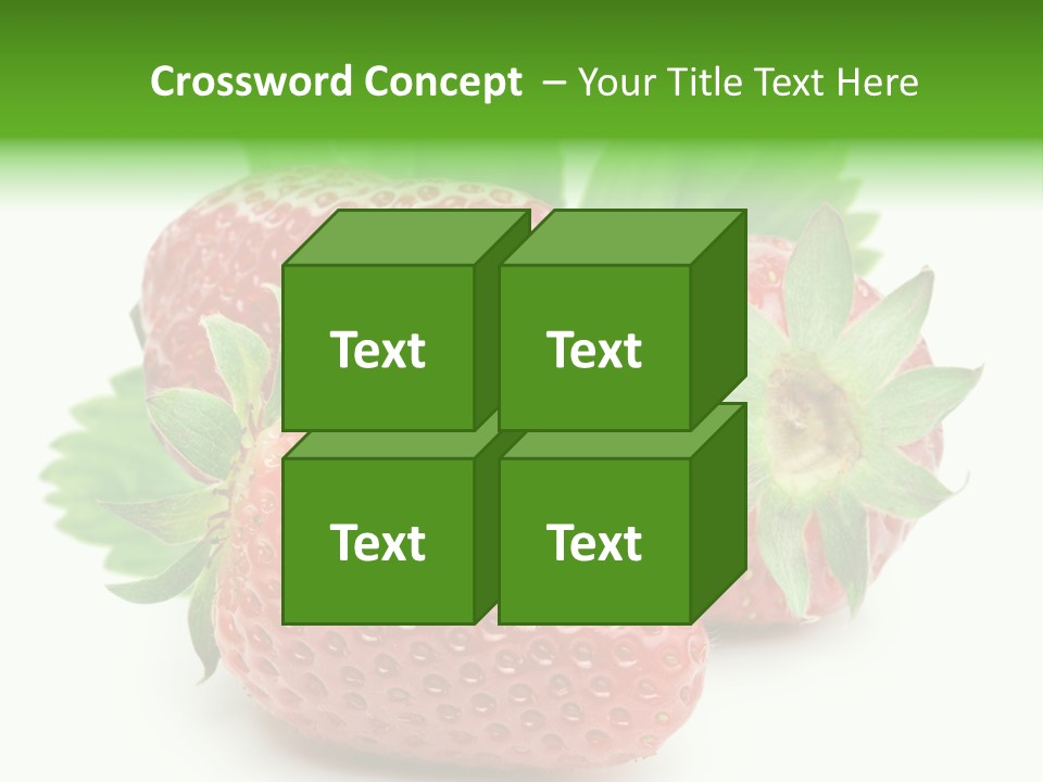 Reflection Freshness Leaf PowerPoint Template