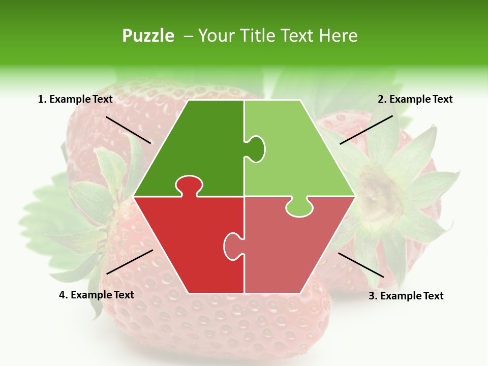 Reflection Freshness Leaf PowerPoint Template