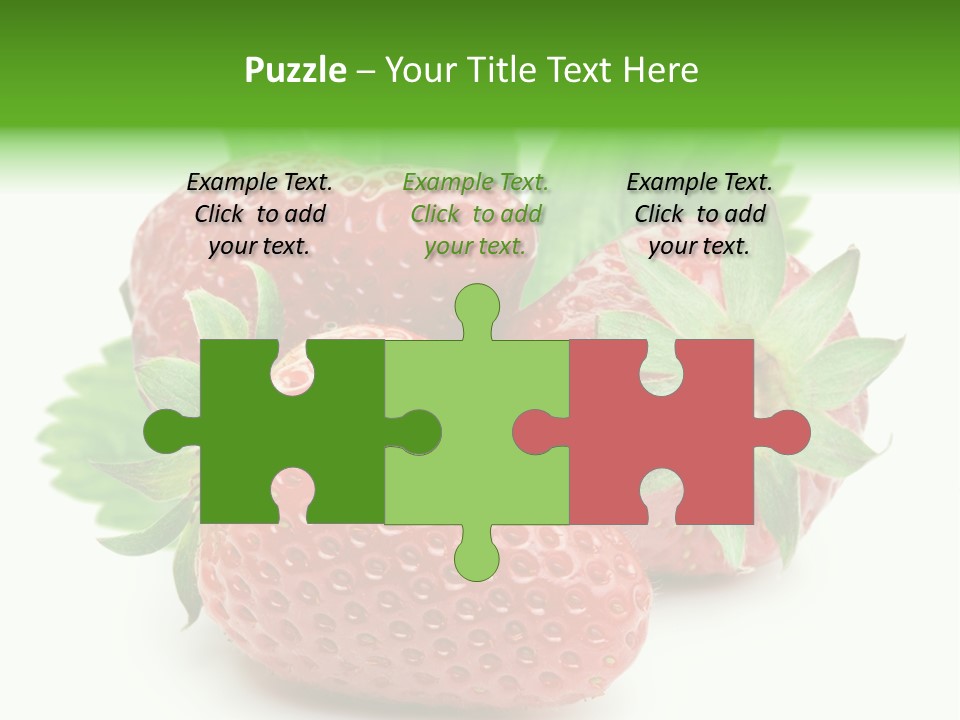 Reflection Freshness Leaf PowerPoint Template