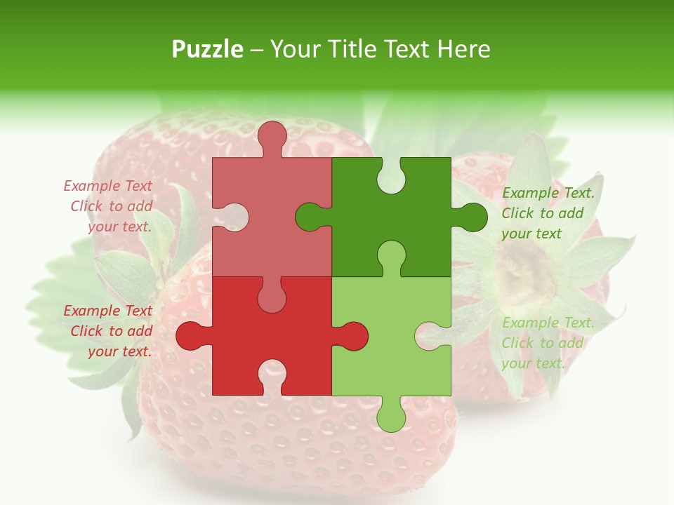 Reflection Freshness Leaf PowerPoint Template