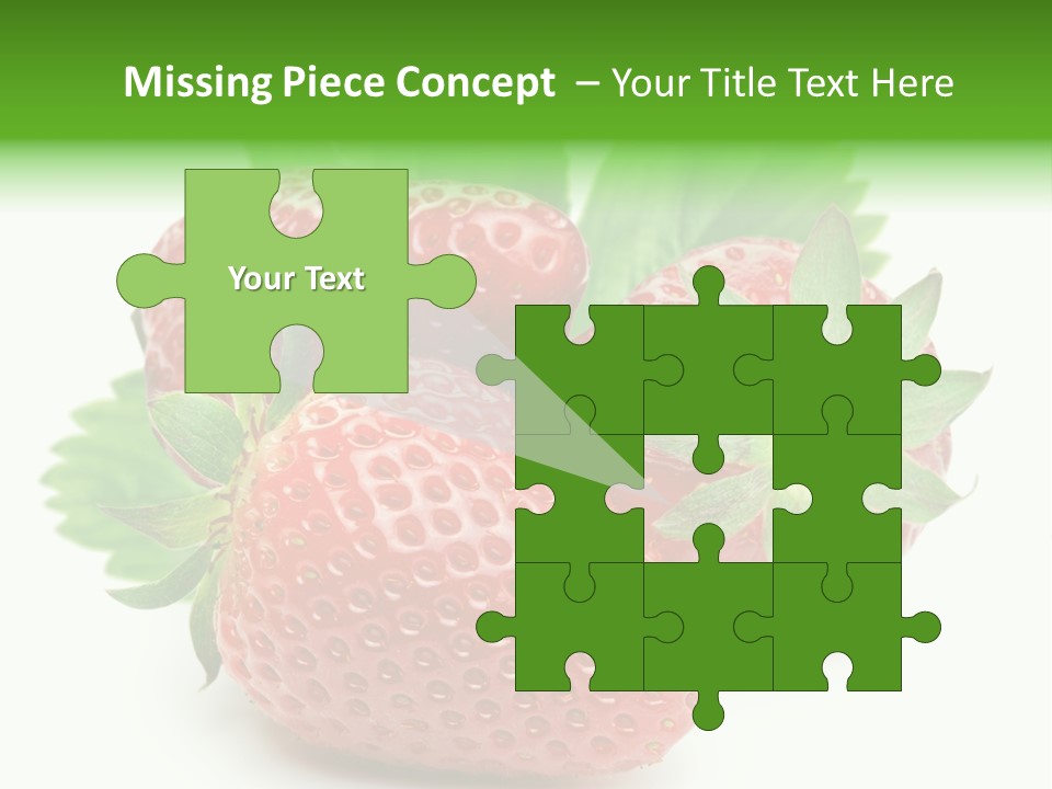 Reflection Freshness Leaf PowerPoint Template