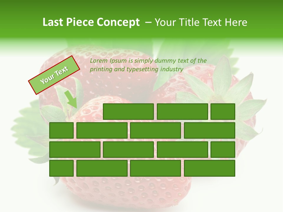 Reflection Freshness Leaf PowerPoint Template