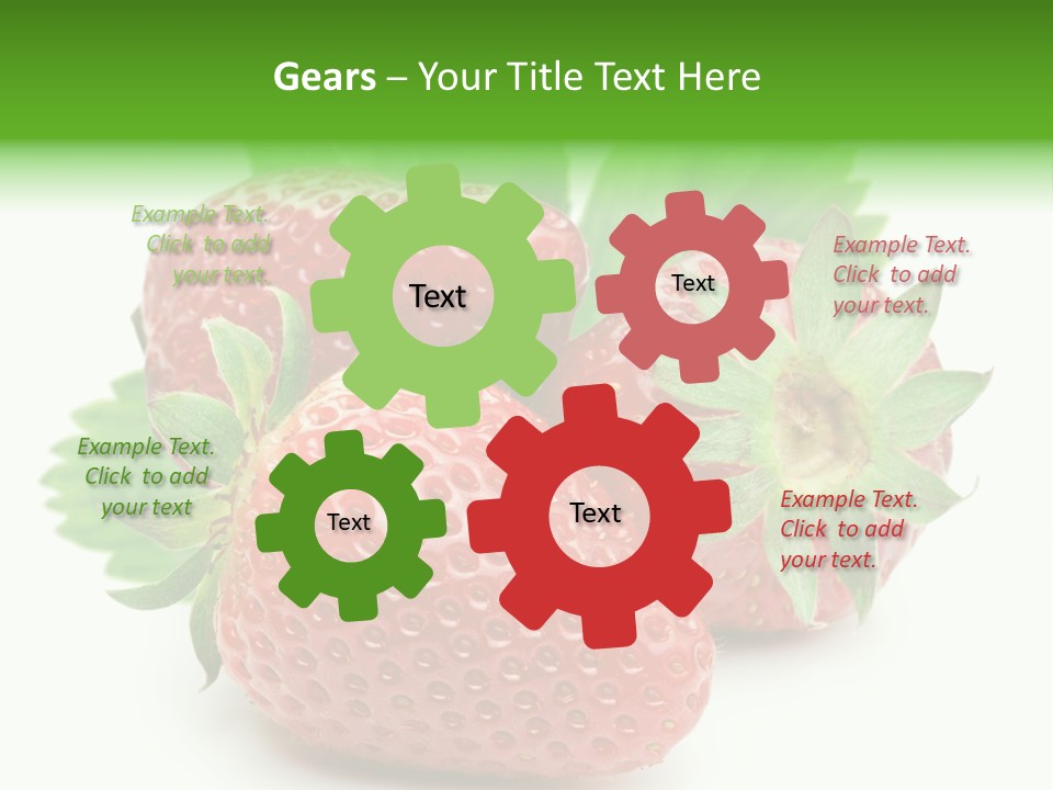 Reflection Freshness Leaf PowerPoint Template