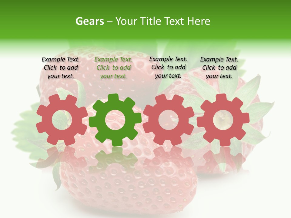 Reflection Freshness Leaf PowerPoint Template