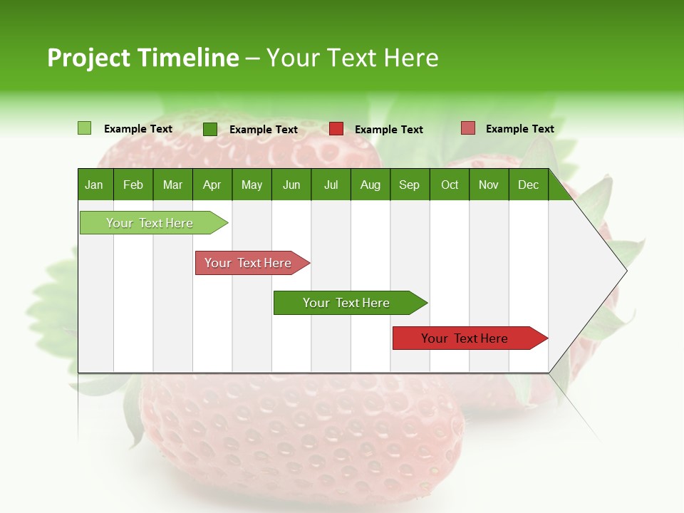 Reflection Freshness Leaf PowerPoint Template