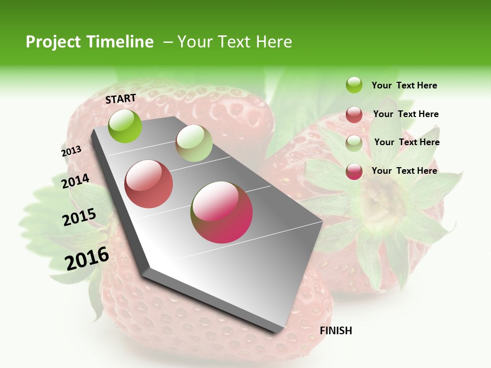 Reflection Freshness Leaf PowerPoint Template