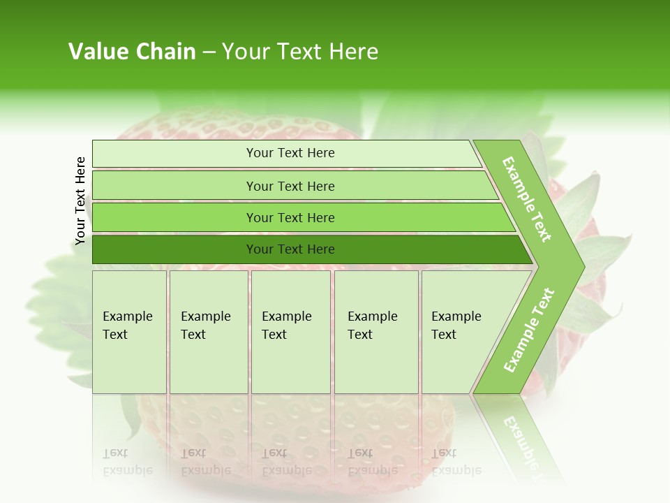 Reflection Freshness Leaf PowerPoint Template