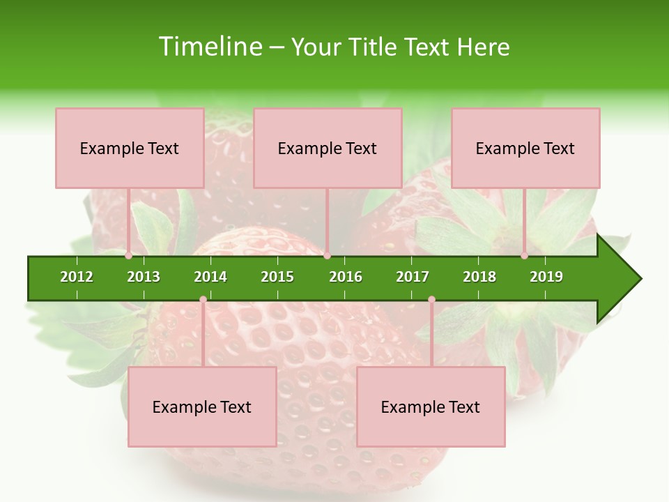 Reflection Freshness Leaf PowerPoint Template