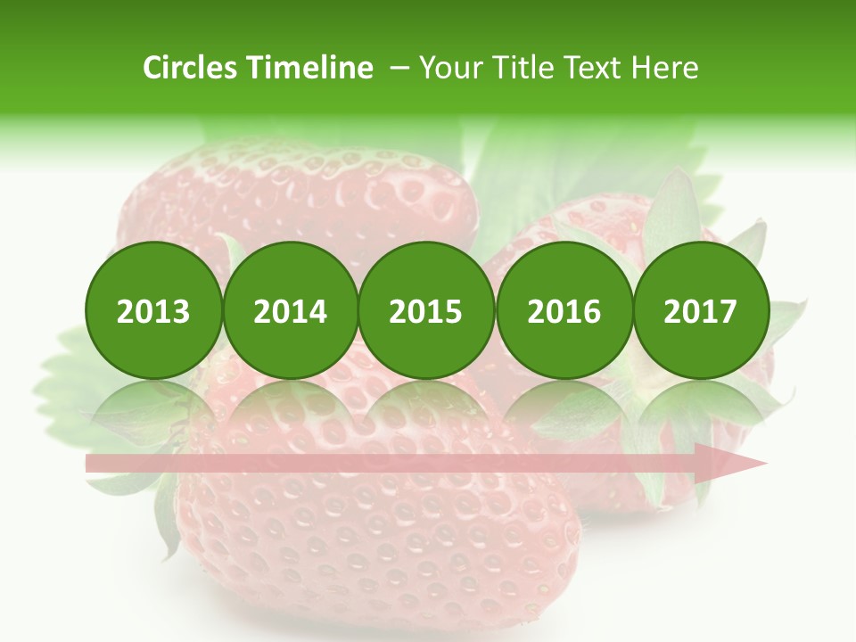 Reflection Freshness Leaf PowerPoint Template