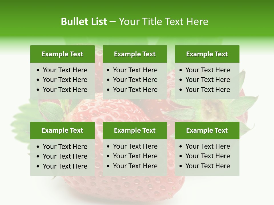 Reflection Freshness Leaf PowerPoint Template