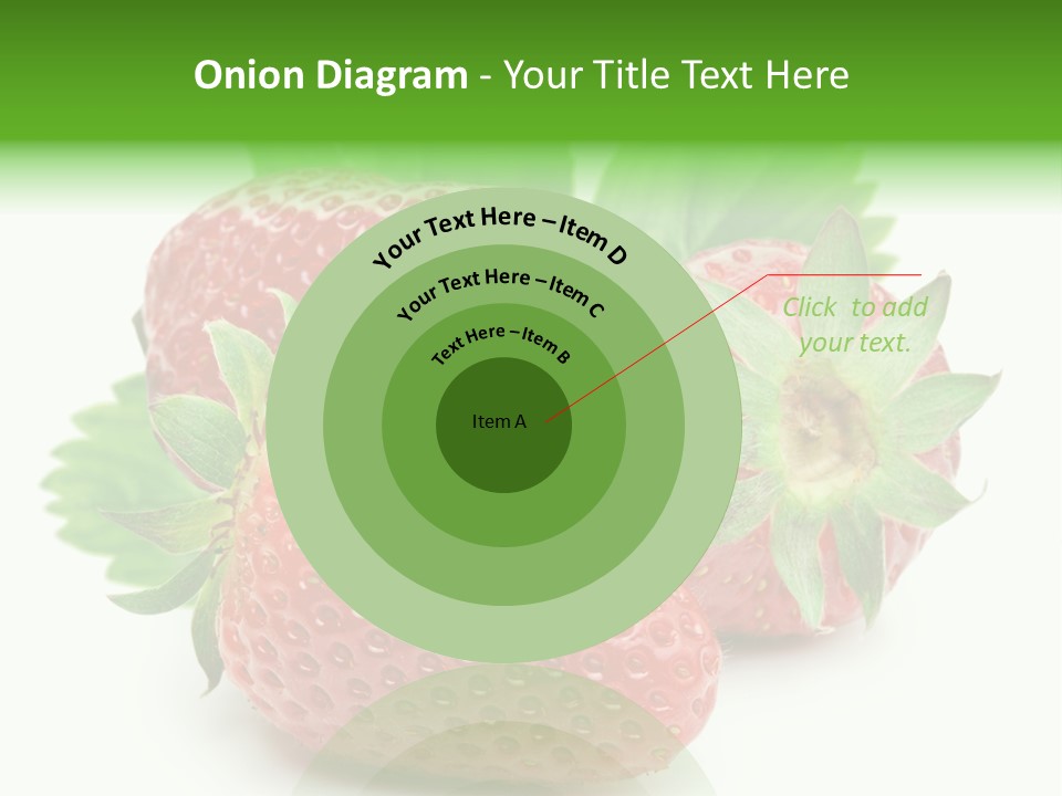 Reflection Freshness Leaf PowerPoint Template