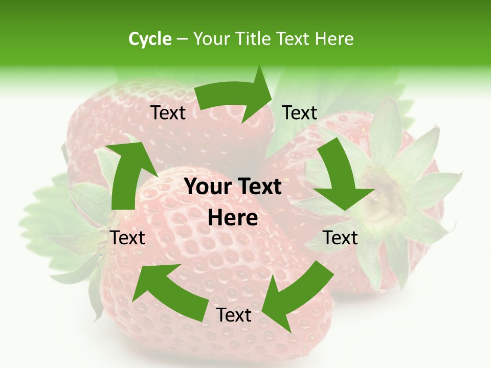 Reflection Freshness Leaf PowerPoint Template