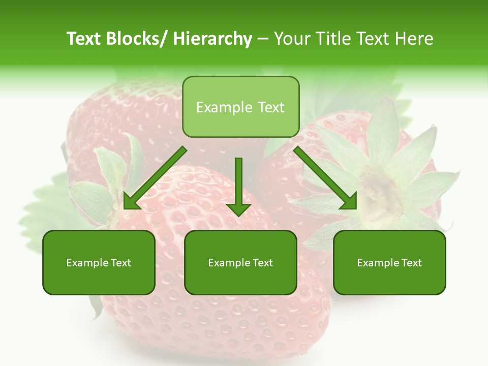 Reflection Freshness Leaf PowerPoint Template