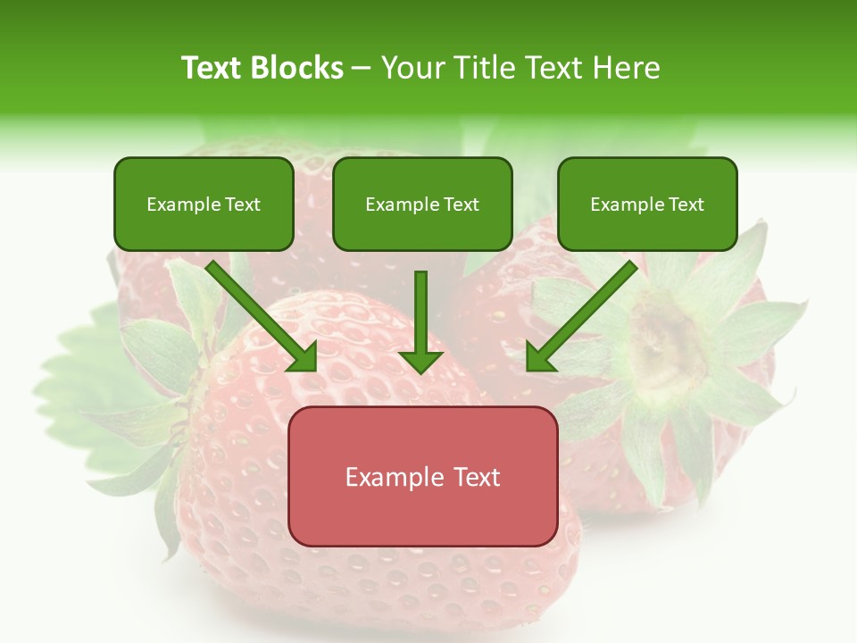 Reflection Freshness Leaf PowerPoint Template