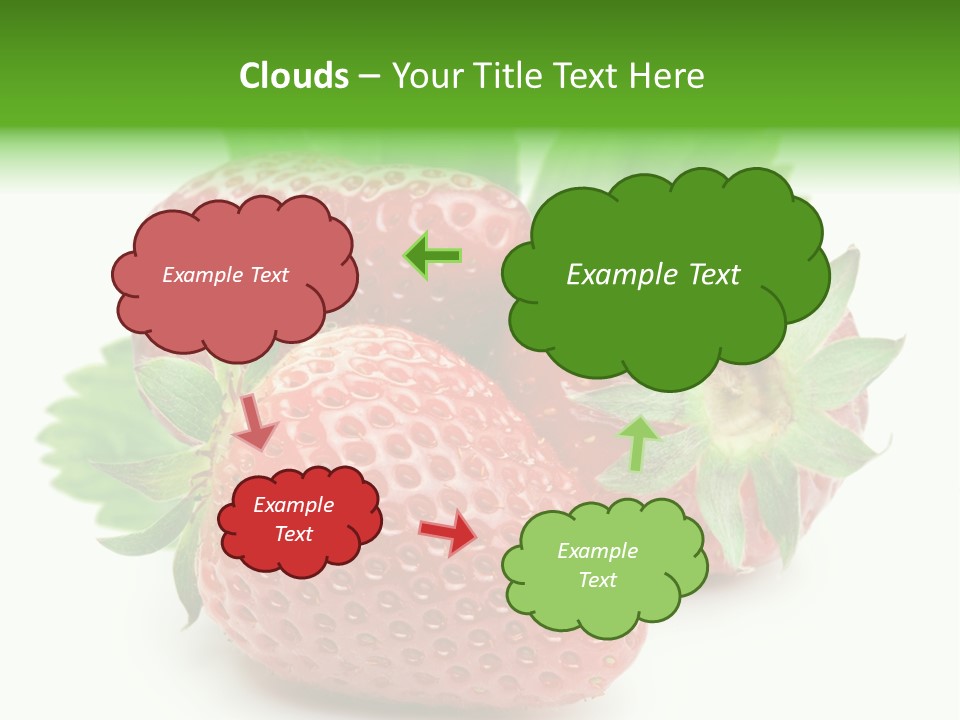 Reflection Freshness Leaf PowerPoint Template