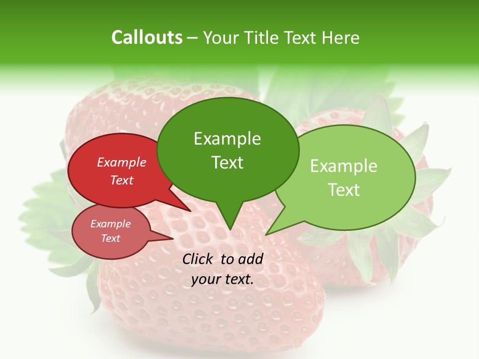 Reflection Freshness Leaf PowerPoint Template