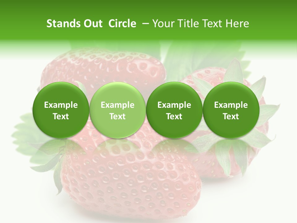 Reflection Freshness Leaf PowerPoint Template