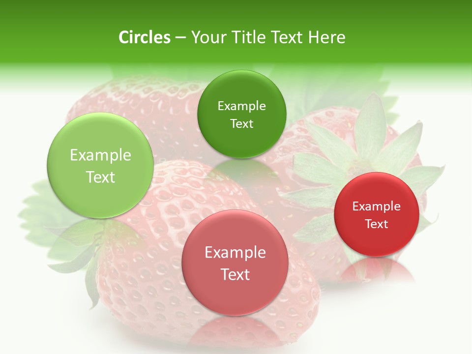 Reflection Freshness Leaf PowerPoint Template