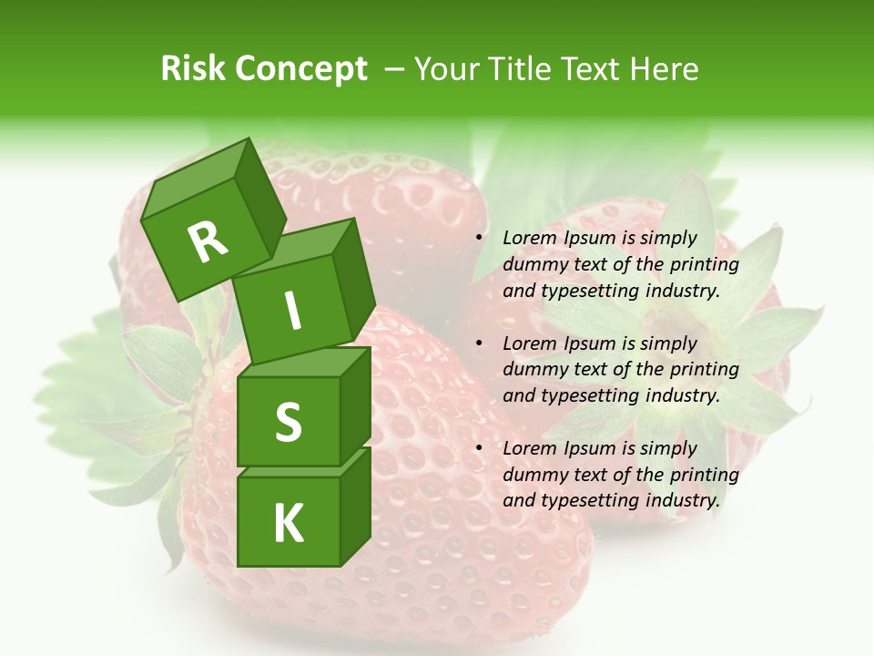 Reflection Freshness Leaf PowerPoint Template