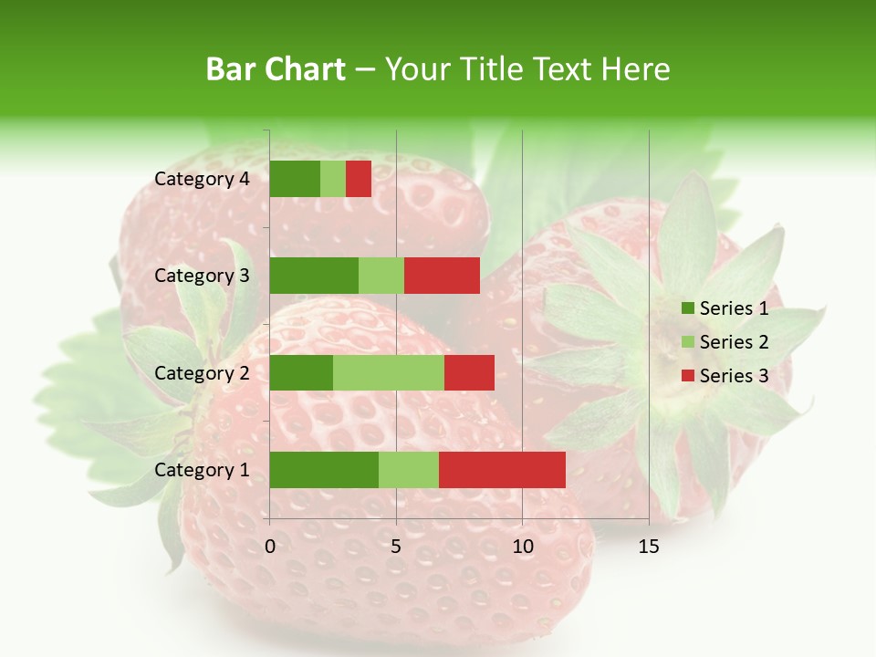 Reflection Freshness Leaf PowerPoint Template