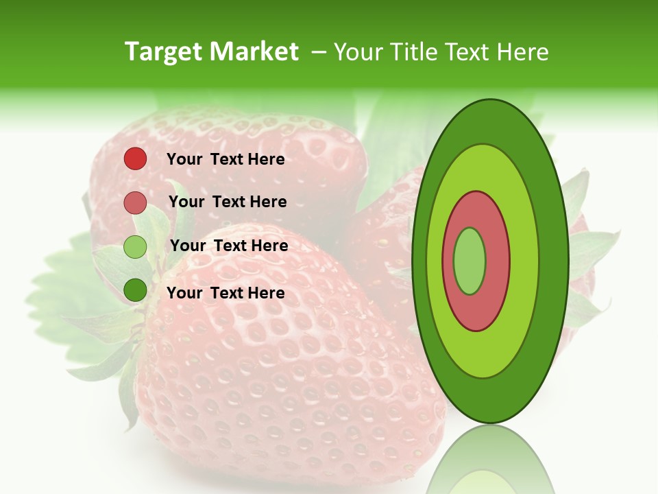 Reflection Freshness Leaf PowerPoint Template