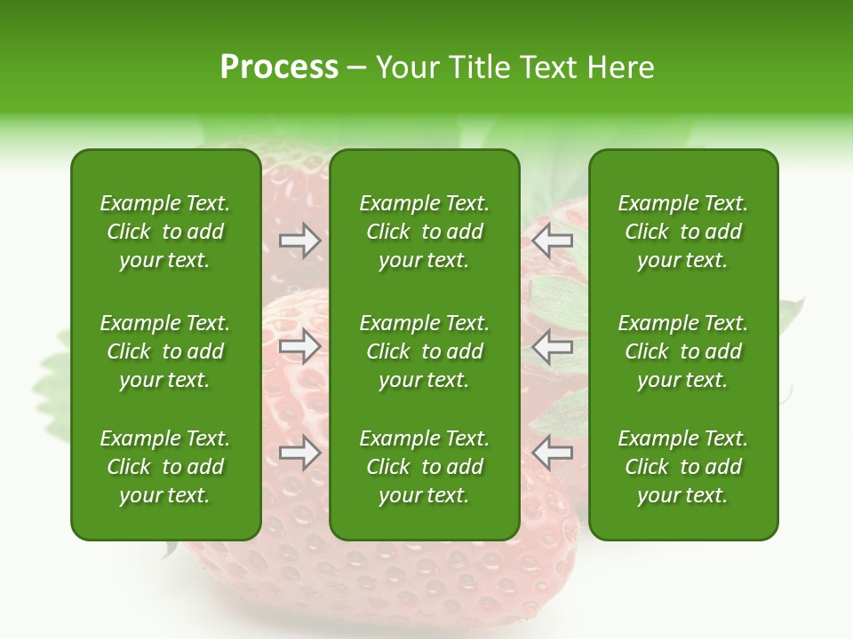 Reflection Freshness Leaf PowerPoint Template