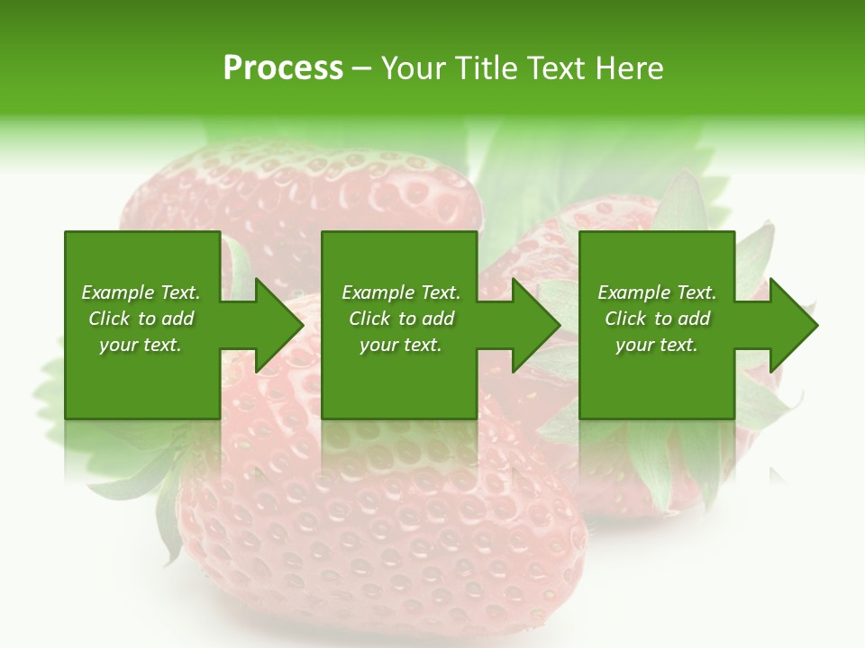 Reflection Freshness Leaf PowerPoint Template