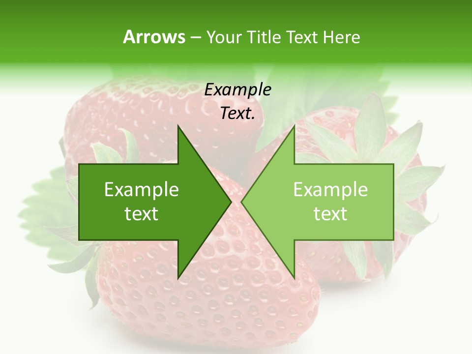 Reflection Freshness Leaf PowerPoint Template