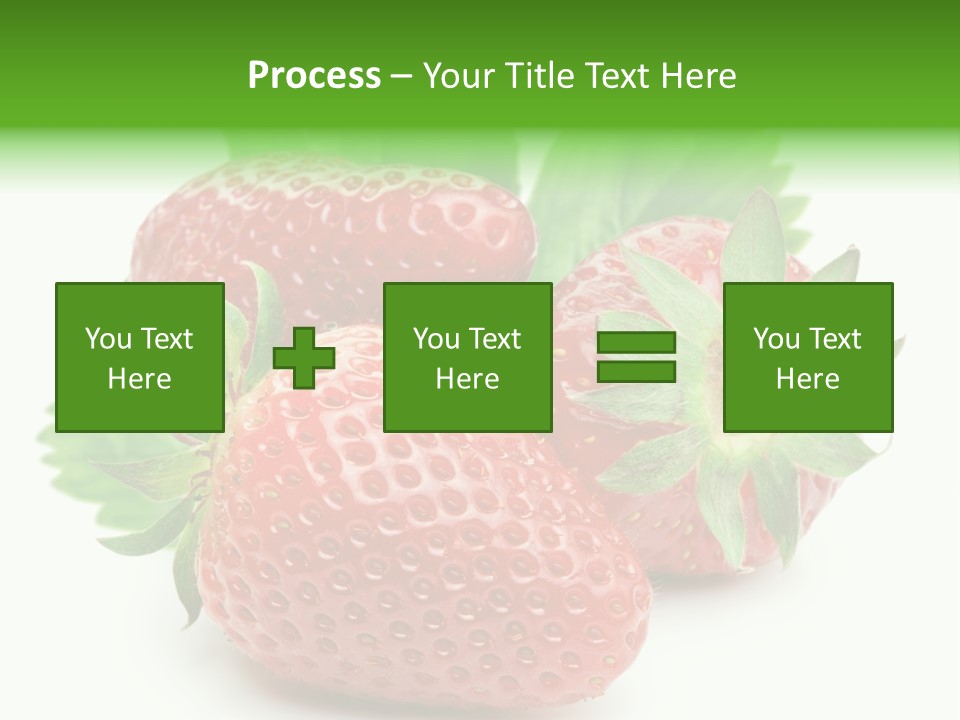 Reflection Freshness Leaf PowerPoint Template