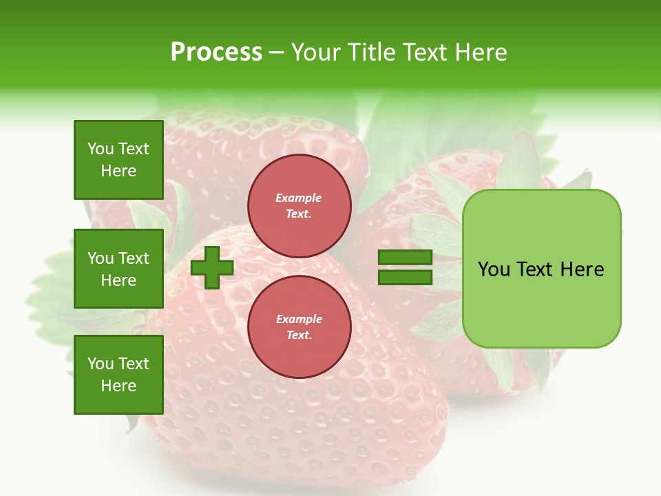 Reflection Freshness Leaf PowerPoint Template